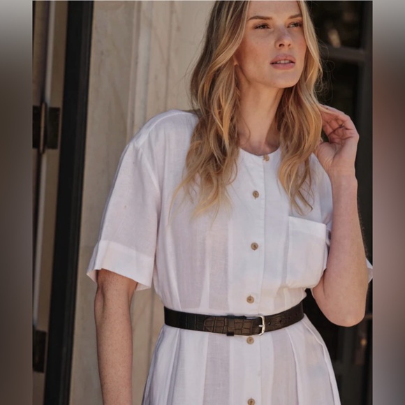 NWT: Jenni Kayne 100% Linen Day Dress Size XS - Picture 2 of 9